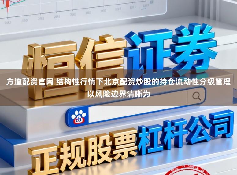 方道配资官网 结构性行情下北京配资炒股的持仓流动性分级管理以风险边界清晰为