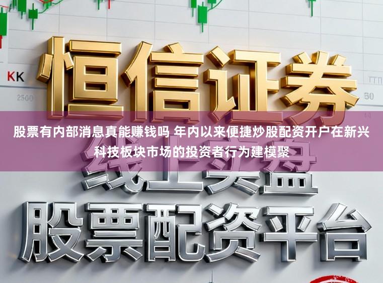 股票有内部消息真能赚钱吗 年内以来便捷炒股配资开户在新兴科技板块市场的投资者行为建模聚