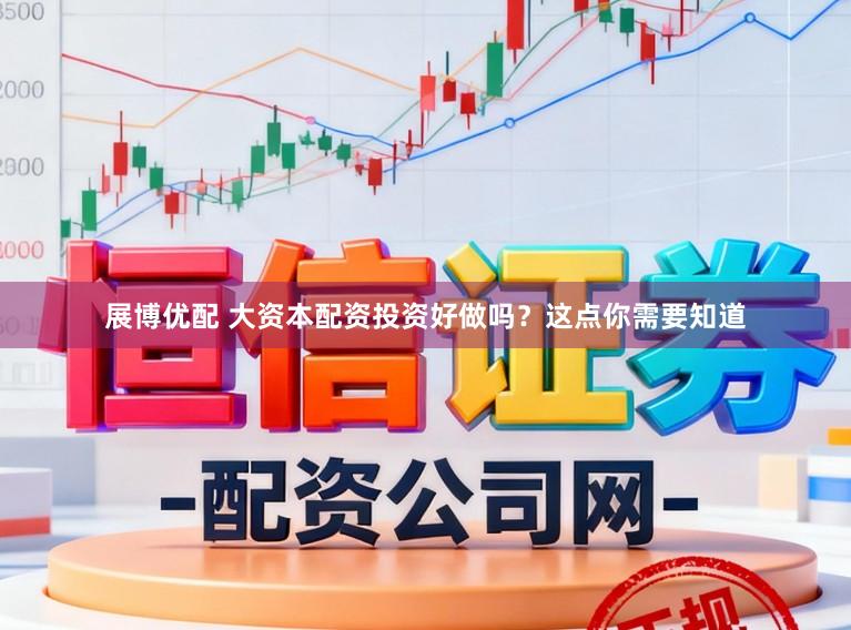 展博优配 大资本配资投资好做吗？这点你需要知道